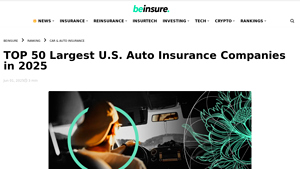 TOP 50 Largest U.S. Auto Insurance Companies in 2025 - vehicle insurance usa