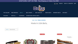 Shop Authentic Made in USA Leather Belts - Timeless Craftsmanship ... - leather belts made in usa