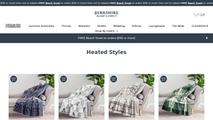 Heated Styles – Berkshire Blanket Inc - heated blanket made in usa