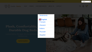 Luxurious Dog Products | Bessie + Barnie - Bessie and Barnie - dog beds made in the usa