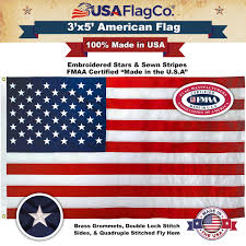 American Flag 3x5 foot - Embroidered ...