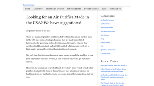 Looking for an Air Purifier Made in the USA? We have suggestions! - air purifier made in usa