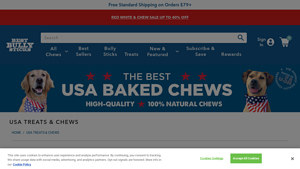 USA Dog Treats - Dog Chews Made In USA - bestbullysticks.com - dog treats made in usa