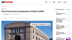 Top 10 Insurance Companies of USA In 2023 - Best Toppers - popular insurance companies in usa