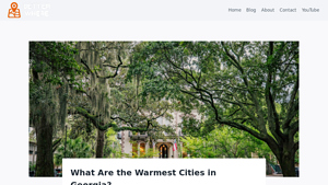 What Are the Warmest Cities in Georgia? - Better Where - parts of georgia usa