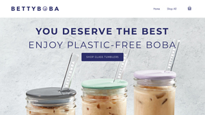 Betty Boba - Glass Tumblers