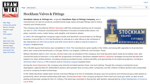 Stockham Valves & Fittings - Bhamwiki - stockham usa