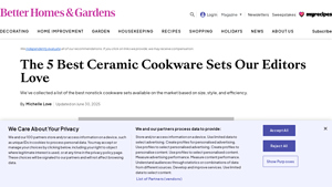 The 5 Best Ceramic Cookware Sets Our Editors Love - Better Homes & Gardens - ceramic cookware made in usa