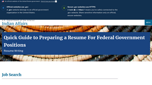 Quick Guide to Preparing a Resume For Federal Government Positions - usa jobs resume builder