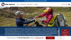 Camping Chairs | Big Agnes - usa made camp chair