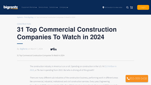 31 Top Commercial Construction Companies To Watch in 2024 - major construction companies in usa