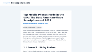 Top Mobile Phones Made in the USA: The Best American-Made - usa made mobile phones