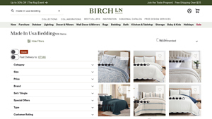 Made In Usa Bedding | Birch Lane - made in usa comforters
