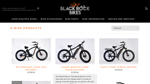 E-Bike Products - Black Rock Bikes USA - electric bike made in usa