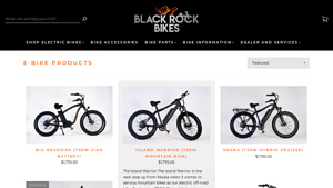 E-Bike Products - Black Rock Bikes USA - electric bikes made in usa