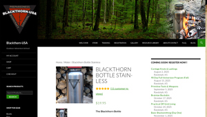 Blackthorn Bottle Stainless | Blackthorn-USA - stainless steel water bottle made in usa