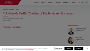 Blakes - U.S.-Canada Tariff Impact
