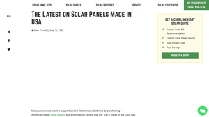 The Latest on Solar Panels Made in USA - GoGreenSolar.com - solar panel manufacturers usa