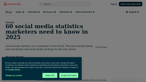 60 social media statistics marketers need to know in 2025 - social media usage by platform
