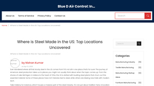 Where is Steel Made in the US: Top Locations Uncovered - steel production usa
