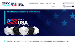 BNX N95 Mask Respirators & KN95 Mask Manufacturer - Made in USA - NIOSH ... - kn95 masks made in usa