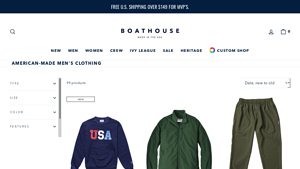 American-Made Men's Clothing | Men's Clothing Made in USA | Boathouse ... - men's apparel made in usa