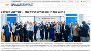 The #1 Chevy Dealer In The World - Bomnin Chevrolet - largest chevy dealer in usa