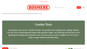 Garden Tools - bosmereusa.com - garden trowel made in usa