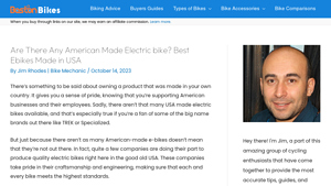 Are There Any American Made Electric bike? (Best ebikes USA) - electric bike made in usa