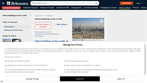 Tallest buildings in the world | List, Chart, Ranked ... - Britannica - what is the tallest building in the usa