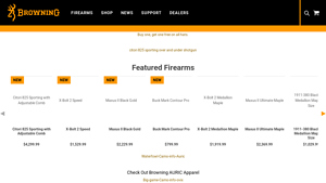 Browning North America - Firearms and Outdoor Gear - arms manufacturers usa
