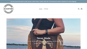 B. Samford Leather - Handcrafted Genuine Leather Handbags from Texas - crossbody bags made in usa