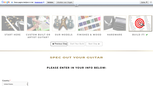 Build Your Guitar - Dean Guitars - guitar usa made