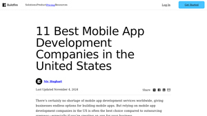11 Best Mobile App Development Companies in the United States - mobile app development company in usa