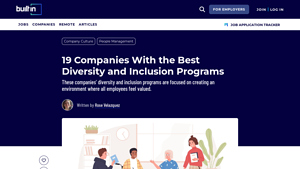 19 Companies With the Best Diversity and Inclusion Programs - dei companies list in usa