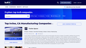 Top Irvine, CA Manufacturing Companies 2025 - Built In - manufacturing companies in california usa