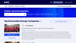 Top Renewable Energy Companies 2025 | Built In - clean energy companies usa