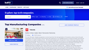 Top Manufacturing Companies 2025 - Built In - biggest manufacturing companies in usa