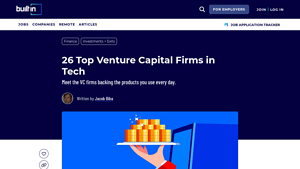 26 Top Venture Capital Firms in Tech - venture capital companies in usa