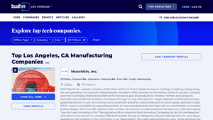 Top Los Angeles, CA Manufacturing Companies 2025 | Built In - manufacturing companies in california usa