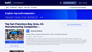 Top San Francisco Bay Area, CA Manufacturing Companies 2025 - manufacturing companies in california usa