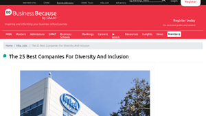The 25 Best Companies For Diversity And Inclusion - BusinessBecause - dei companies list in usa