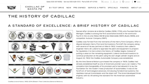 The History of Cadillac - Cadillac of Santa Fe - is cadillac made in the usa