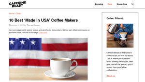 10 Best 'Made in USA' Coffee Makers - Caffeine Beast - coffee maker made in usa