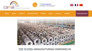 Top 10 Steel Manufacturing Companies In The World - CAMAL Group - top 10 steel companies in usa
