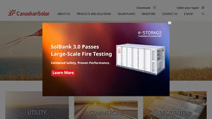 Canadian Solar – Global - solar panel manufacturers usa