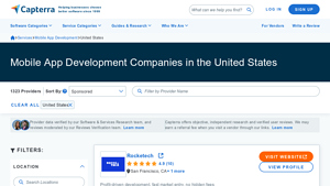 Top Mobile App Development Companies in the USA 2025 - Capterra - mobile app development company in usa