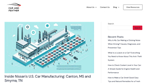 A Peek Inside Nissan's U.S. Production: Canton & Smyrna Explored - nissan manufacturing plants in usa