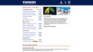 Caravan Tours - Escorted tours and all-inclusive vacations with tour ... - usa tour packages from chicago