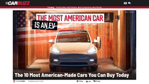 The 10 Most American-Made Cars You Can Buy Today - CarBuzz - car brands made in usa
